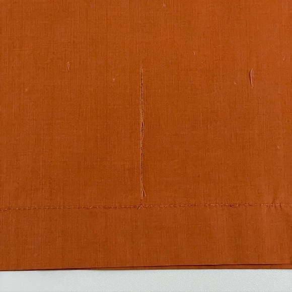 Sea New York Leia Ruffle Peplum Waist Wide Leg Crop Jumpsuit Rust 10 - Picture 11 of 15